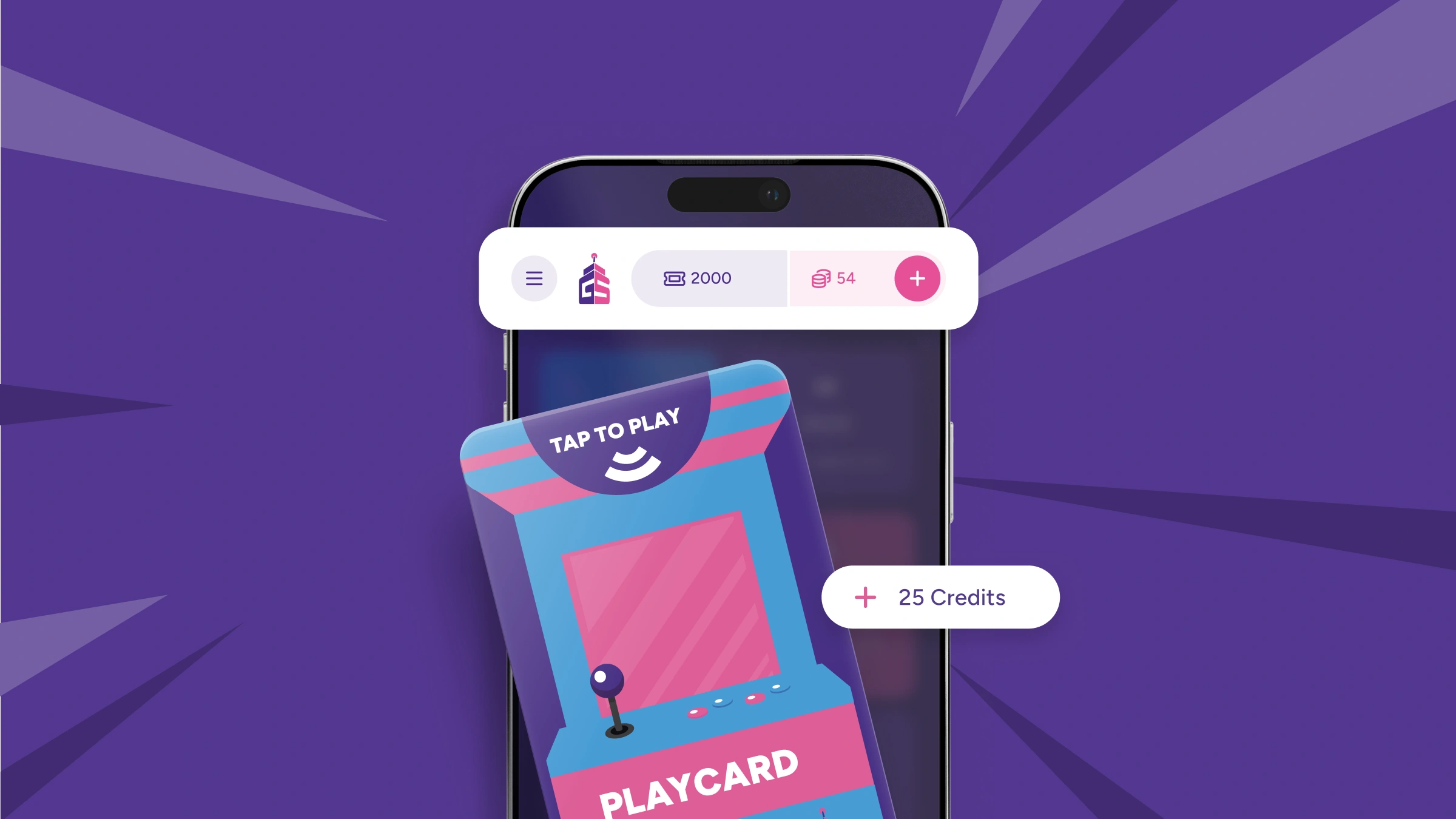 Credits playcard app
