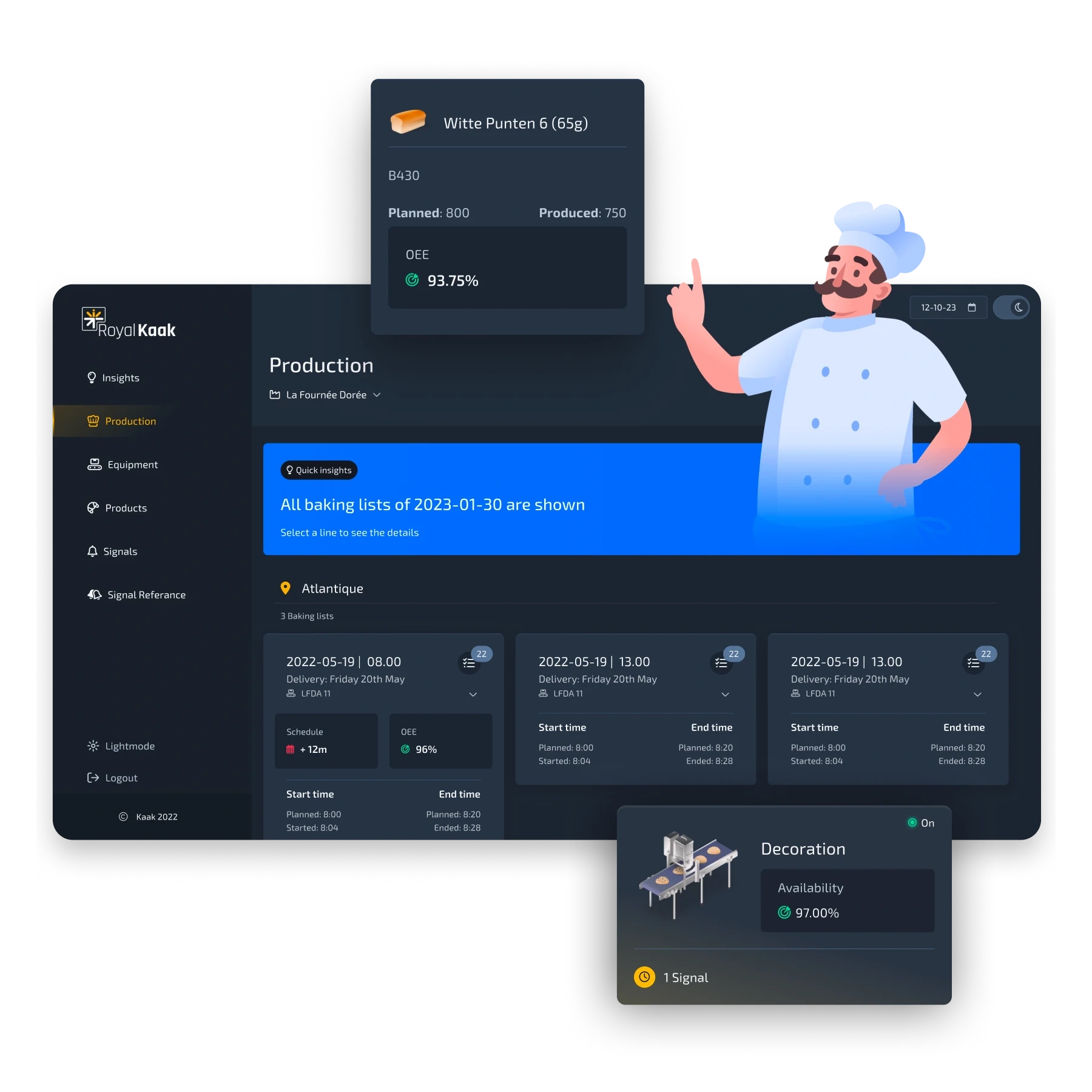 Productinformatie Royal Kaak app