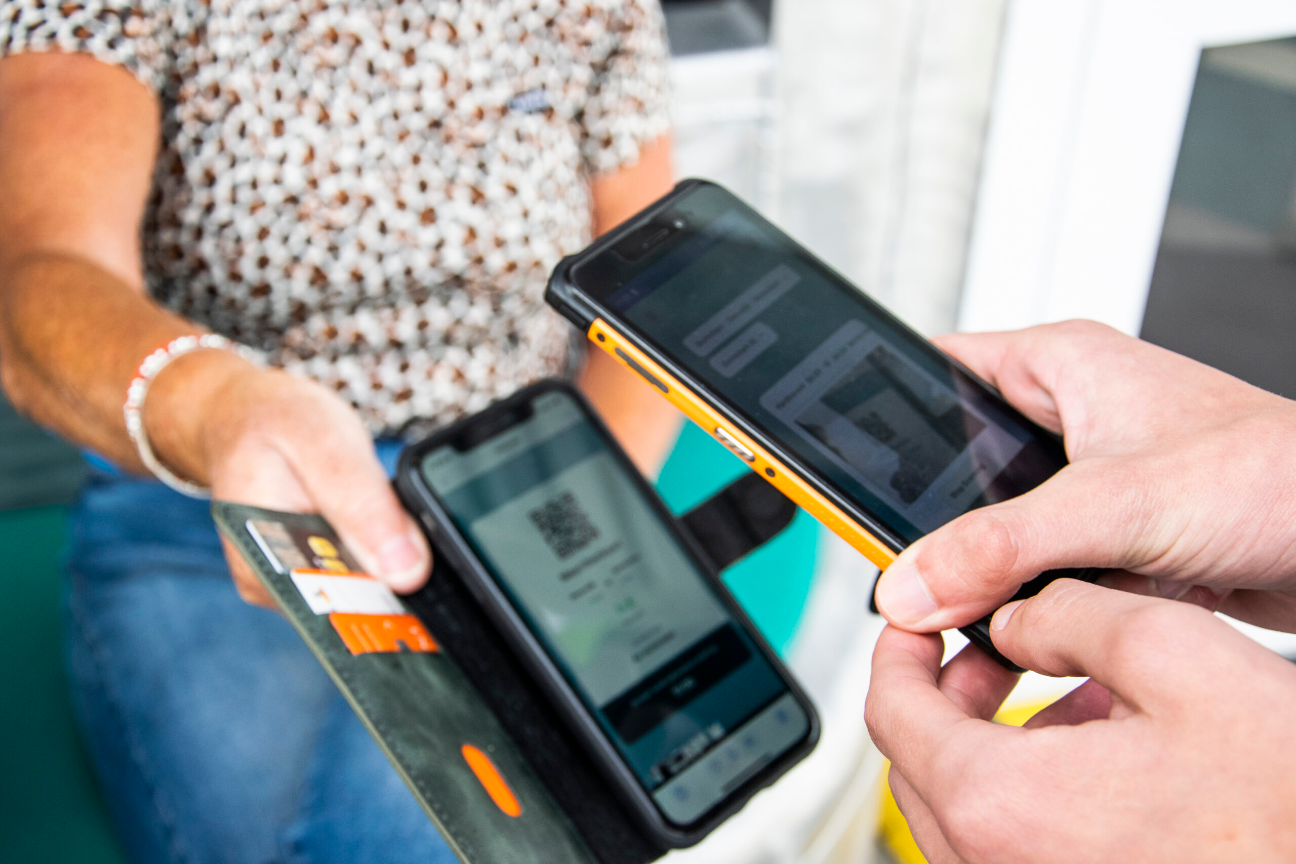 Scannen tickets door conducteur