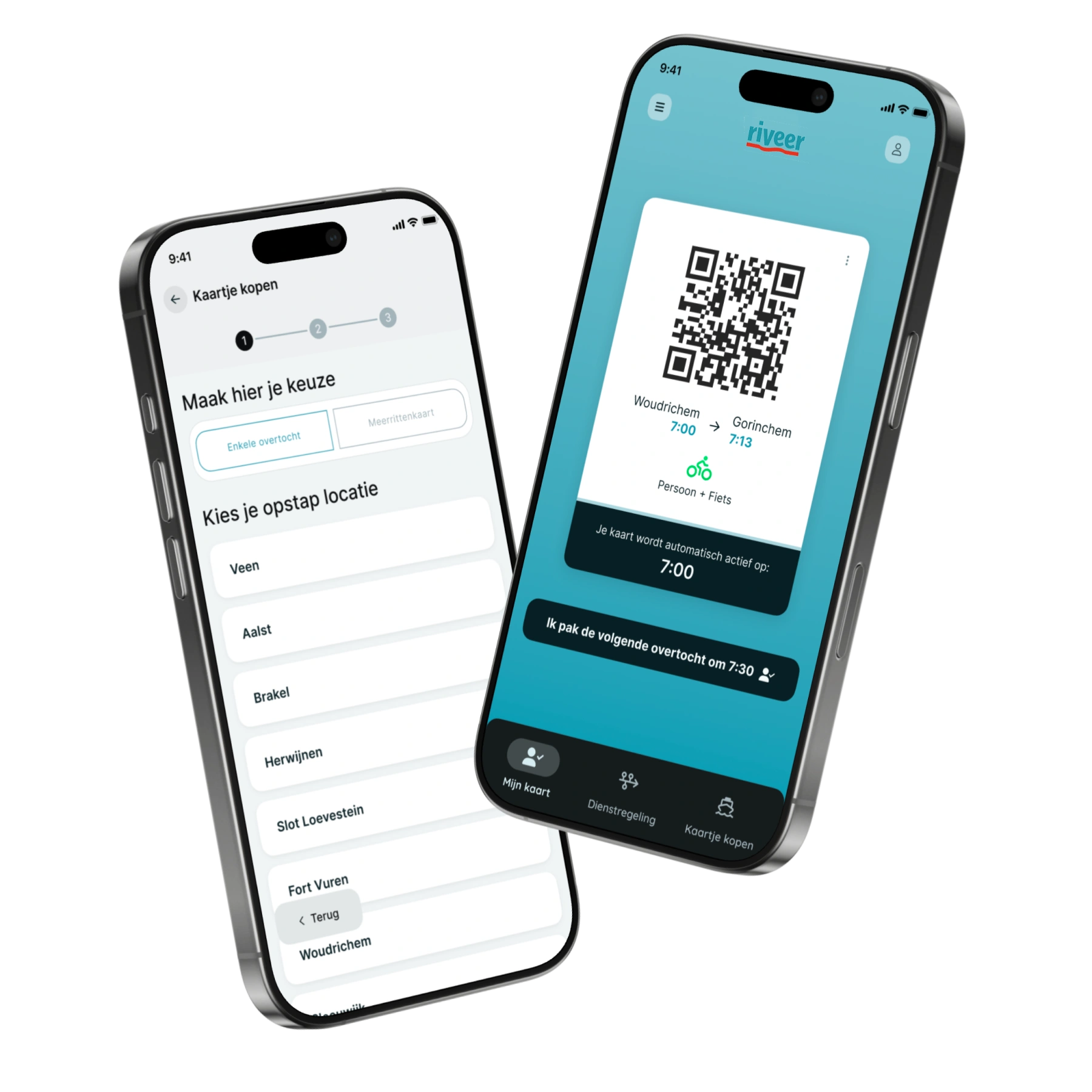 Ticketsysteem Riveer app