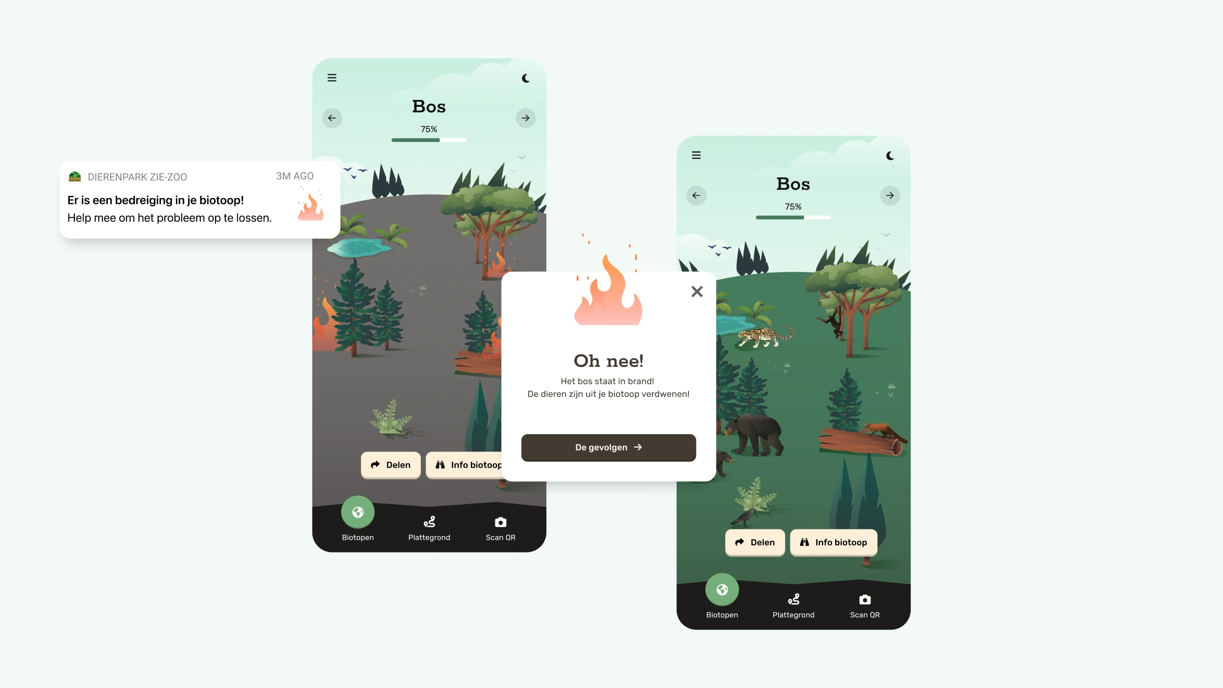 Gamefication dierentuin app