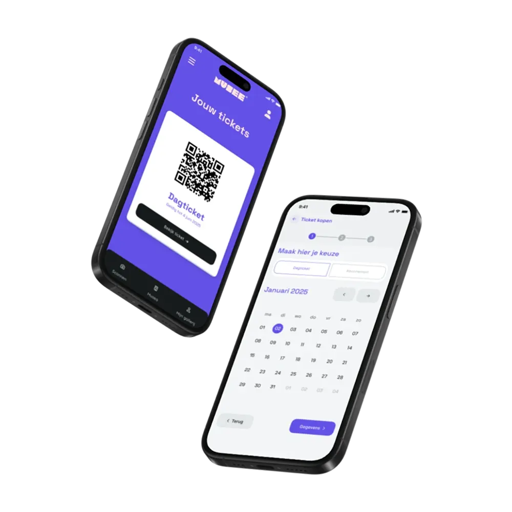 Tickets boeken met de museum app