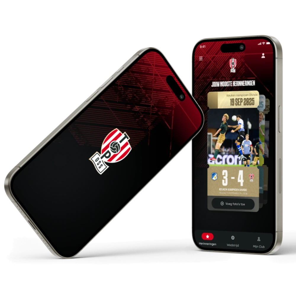 Detailpagina voetbalapp