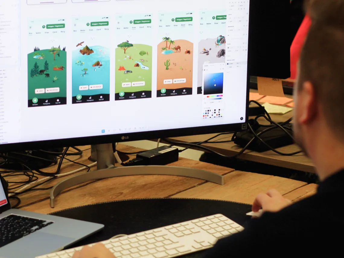 Design ondersteuning bij UI / UX